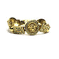 Vintage Versace Greek Key &amp; Medusa Head Bracelet with Crystal Accents RSTKD Vintage