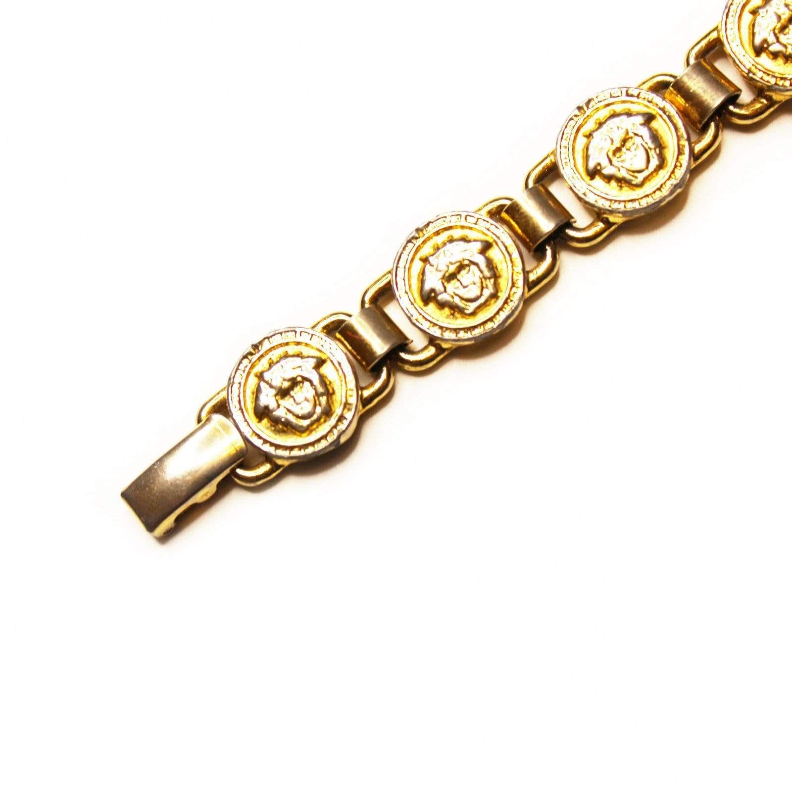 Vintage Versace Medusa Head Coin Bracelet RSTKD Vintage